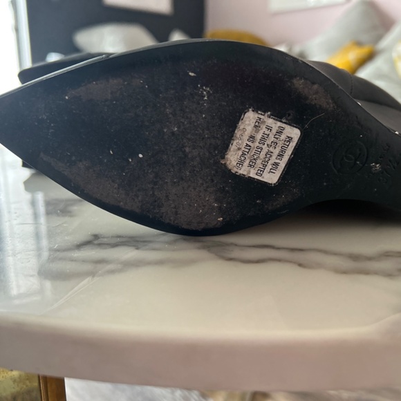 Authentic Chanel Short Boots 7.5 Leather - Picture 2 of 5